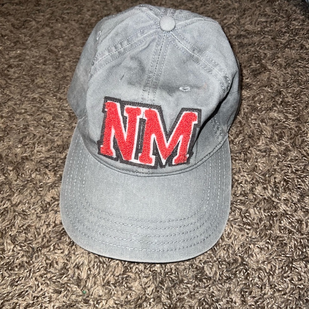 Gray Cap with Red NM Logo